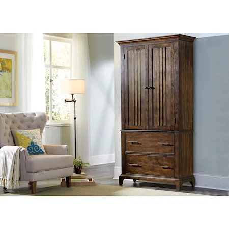 Armoire with Two Doors and Two Drawers